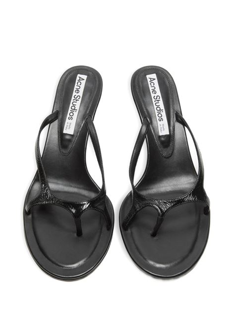 leather kitten heels woman black ACNE STUDIOS | AD0793900